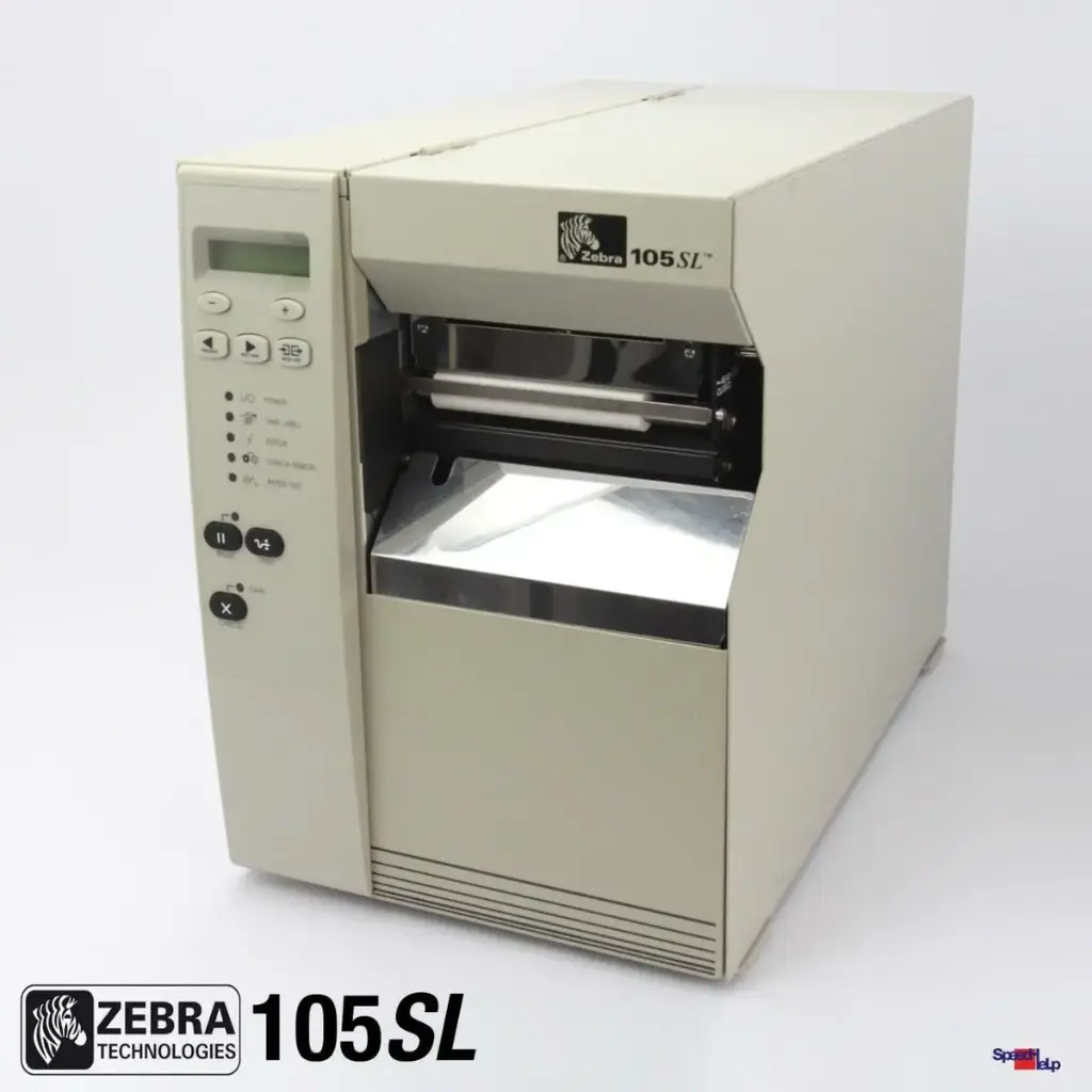 Renewed Zebra 105SL 203 dpi Label Thermal Printer Ethernet Network 102-801-00000 With 90 days warranty