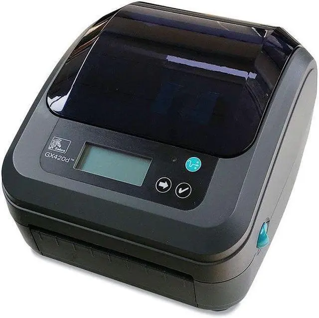 [ZBGX420D] Renewed Zebra GX420d Direct Thermal Label Printer 203 dpi USB Ethernet GX42-212910-0540 With 90 Days Warranty (Zebra GX420D)