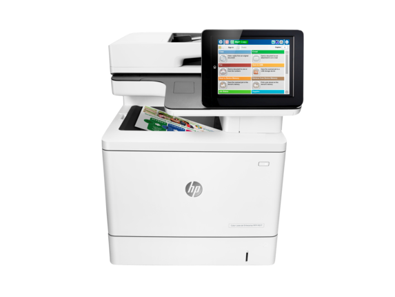 Renewed HP Color LaserJet Enterprise MFP M577z print copy scan fax B5L48A USB Network duplex With 90 Days Warranty