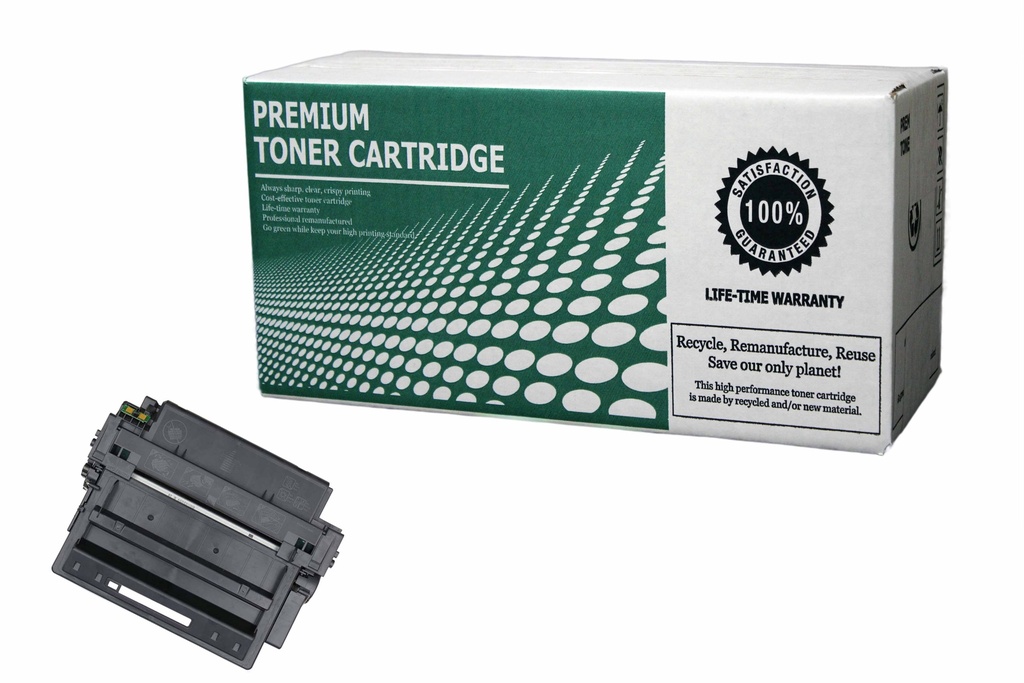 Remanufactured Toner Cartridge HP11X Replacement for HP Q6511X Used for HP Laserjet 2400/2420/2430 Series Black 12,000