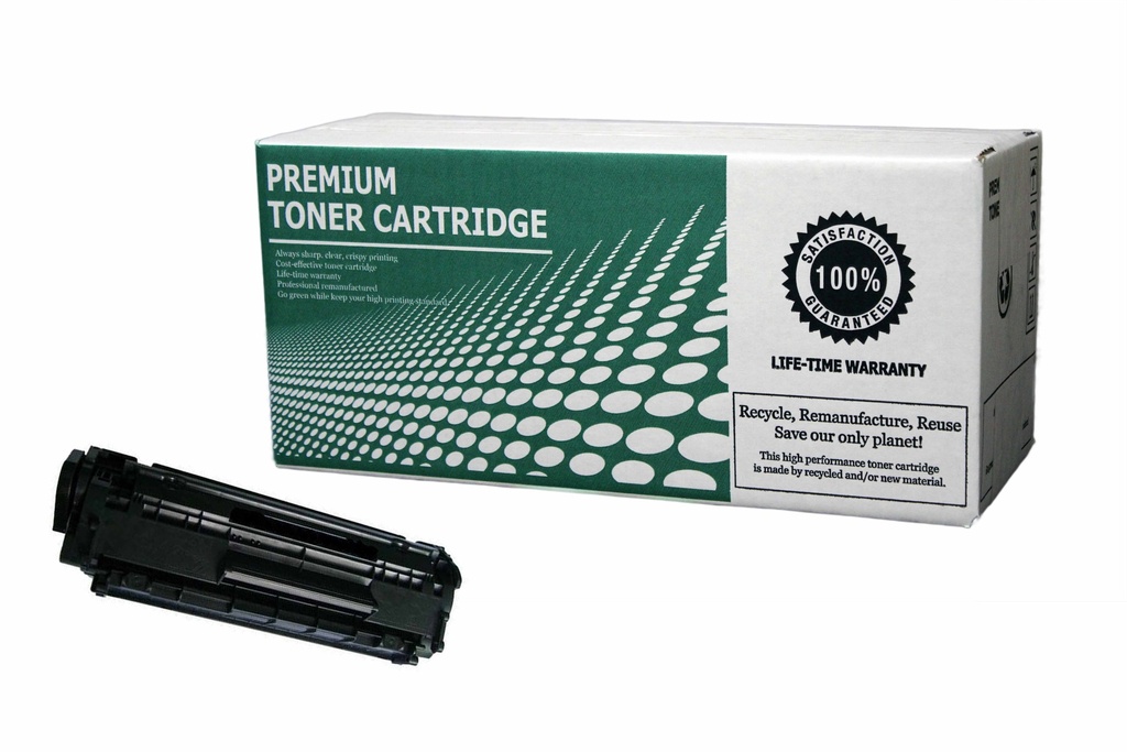 Remanufactured HP12A Toner Cartridge for HP 1010 3015 Series Q2612A 