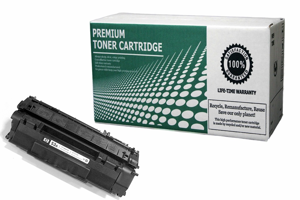 Remanufactured Toner Cartridge HP53A Replacement For HP Q7553A Used for HP LaserJet P2015D M2727NF Series Black 3,000