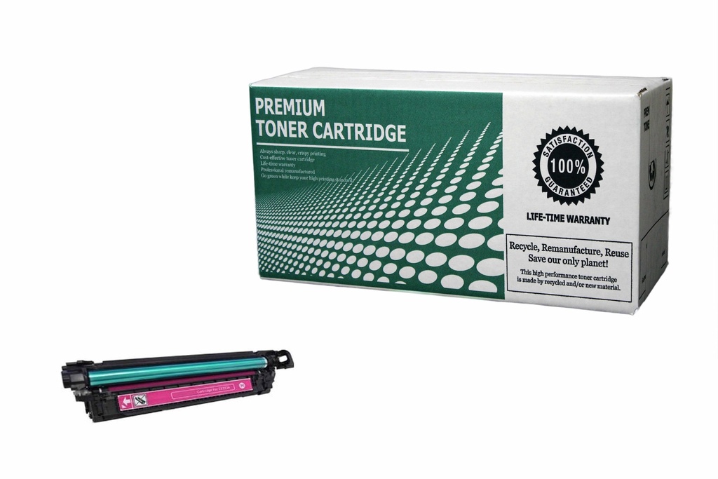 Remanufactured Toner Cartridge HPCE253A Replacement for HP CF253A Used for HP Color Laserjet CP3525 CM3530 MFP Series Magenta 7,000