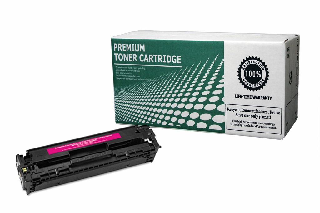Remanufactured Toner Cartridge HPCC533A Replacement for HP CC533A Used for HP Color Laserjet CP2025 CM2320MFP Series Magenta 2,800