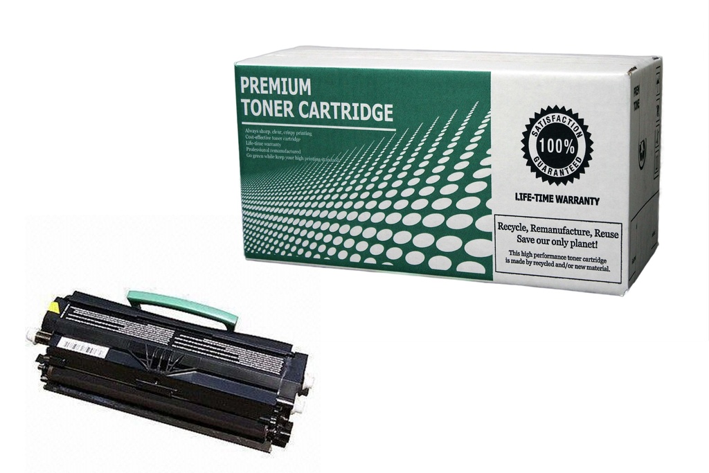 Remanufactured Toner Cartridge LXE250A Replacement for Lexmark E250A11A Used for Lexmark E250 E350 E352 Series Black 3,500