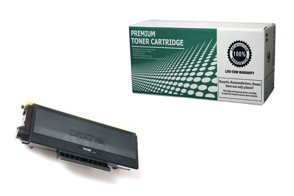Remanufactured Toner Cartridge BRTN580 Replacement for Brother TN580 Used for Brother DCP-8060 DCP-8065 HL-5240 HL-5250 HL-5280 Series Black 7,500