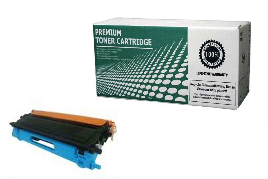 Remanufactured Toner Cartridge BRTN115C Replacement for Brother TN-115C Used for Brother HL-4040 HL-4050 4070 MFC-9440 9840 DCP-9040 DCP-9045 Series Cyan 4,000