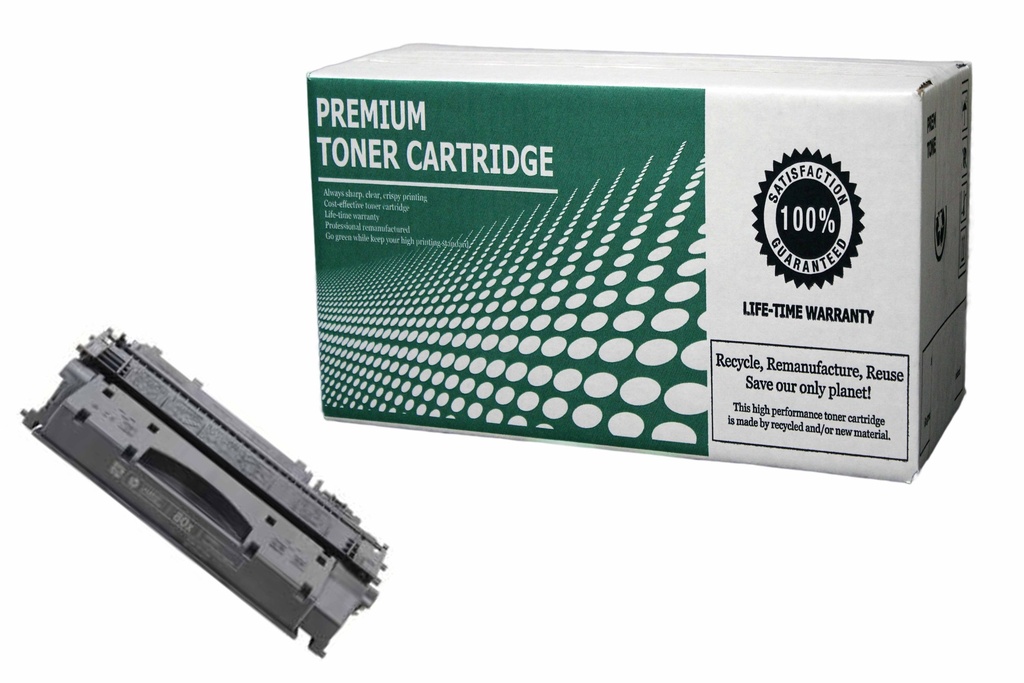 Remanufactured Toner Cartridge HP80X Replacement for HP CF280x Used for HP Laserjet Pro M400 M401 M425 Series Black 6,900