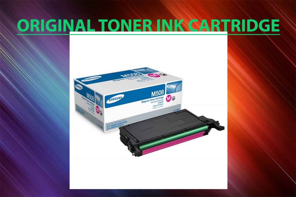 Remanufactured Samsung CLT-M508L Magenta Toner Cartridge for Samsung CLP620ND/670ND  Series High yield.