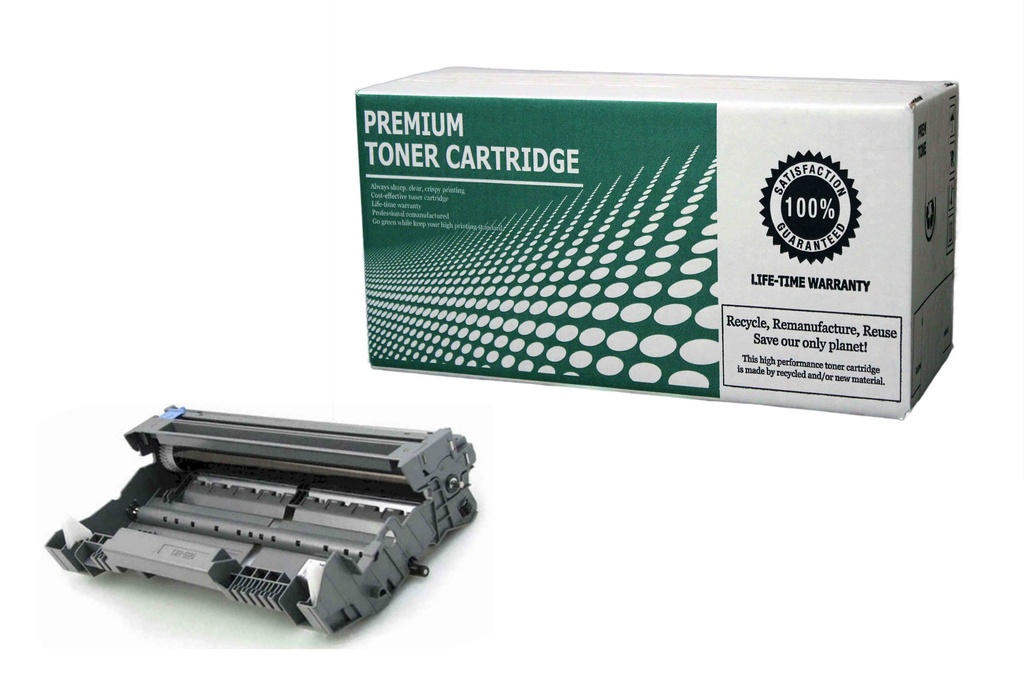 Remanufactured Toner Cartridge BRDR620 Replacement for Brother DR-620 Used for Brother HL-5340 HL-5370 MFC-8480 MFC-8890 DCP-8080 DCP-8085 Series Printers Black 25,000
