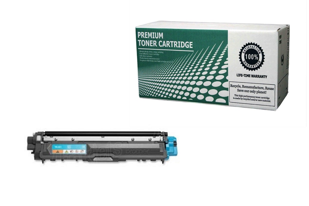 Remanufactured Toner Cartridge BRTN225C Replacement for Brother TN225C Used for Brother HL-3140CW HL-3150CDW HL-3170CDW MFC-9130CDW MFC-9140CDN MFC-9330CDW Series Cyan 2,200