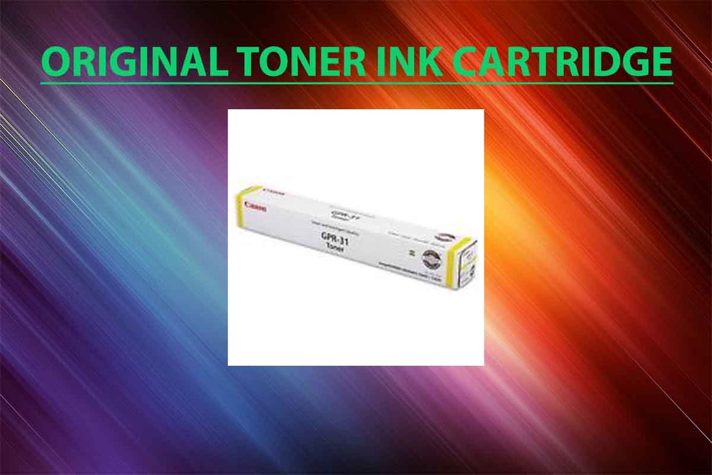 Canon GPR-31 Yellow Toner Cartridge for Canon ImageRunner Advance C5030 C5035 C5235 C5240 series color copier