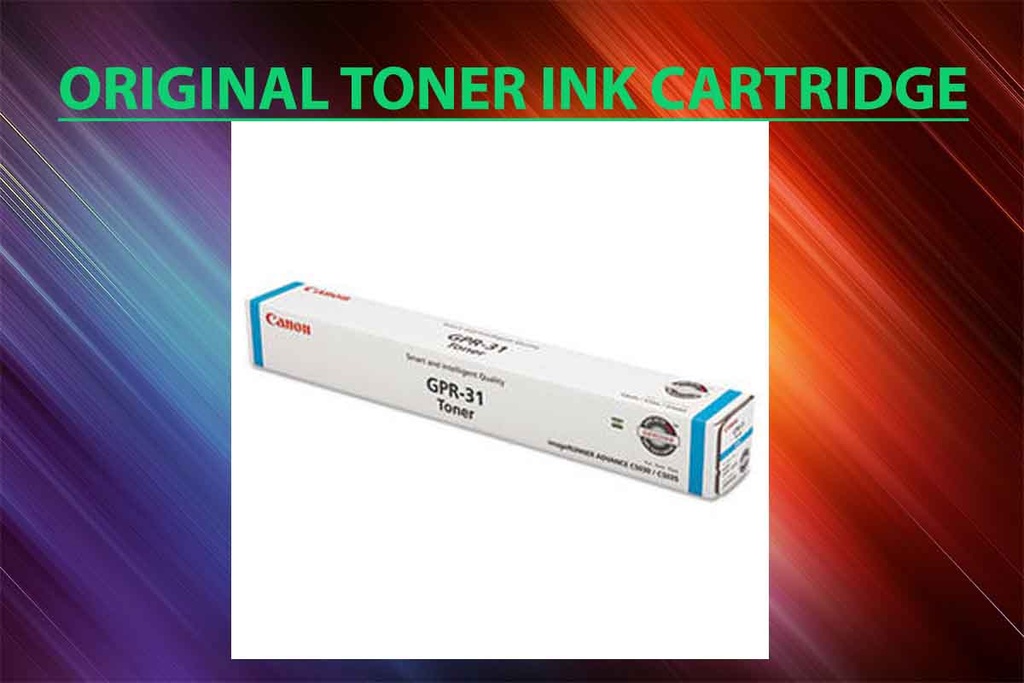 Canon GPR-31 Cyan Toner Cartridge for Canon ImageRunner Advance C5030 C5035 C5235 C5240 series color copier