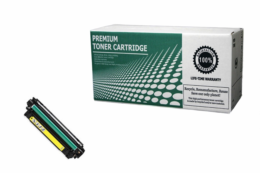 [HPCE402A] Remanufactured Yellow Toner Cartridge HPCE402A Replacement for HP CF402A Used for HP Color Laserjet M551 M570 Series 6,000