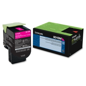 Lexmark 80C1SM0 Magenta Toner Cartridge for Lexmark CX310n CX310dn CX410e CX510de CX410de CX410dte Series HY