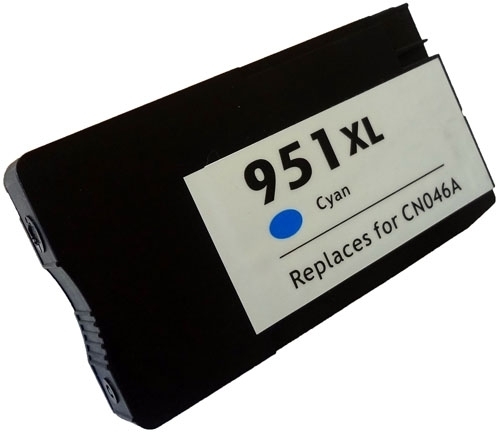 Remanufactured HP951XL High Yield Cyan CN046AC CN046AC#140 951XL for OfficeJet 8600