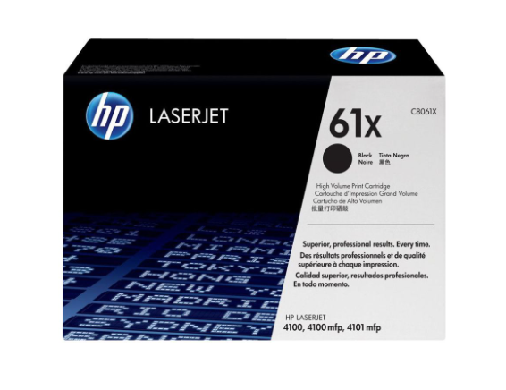 Original OEM HP HP61X C8061A C8061X 4100 High Yield Toner Cartridge