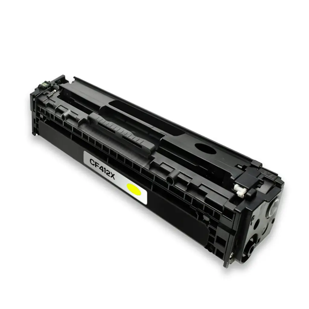 Compatible SHPCF412X Yellow Toner Cartridge for HP M452 M377 M477 Series Printers CF412X High Yield 5000