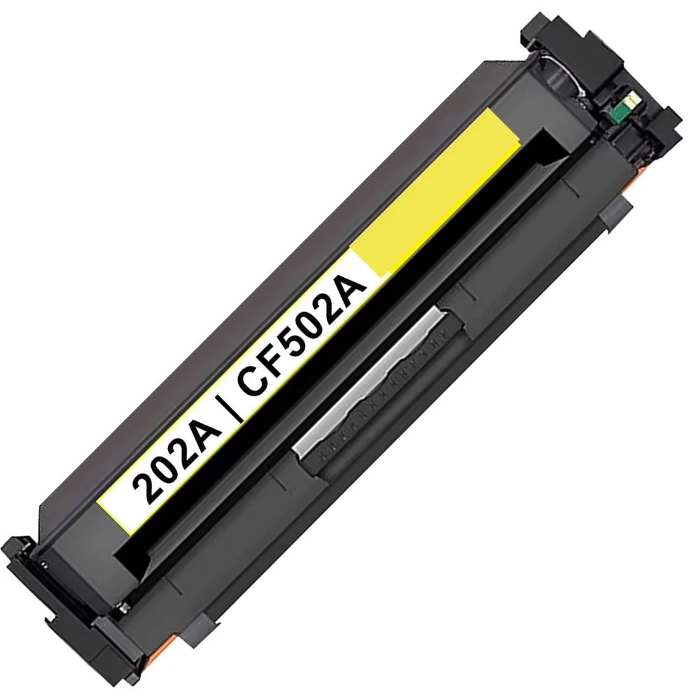 Compatible SHPCF502A Yellow Toner Cartridge for HP Color LaserJet Pro M254 M280 M281 Series Printers CF502A Yield 1,300