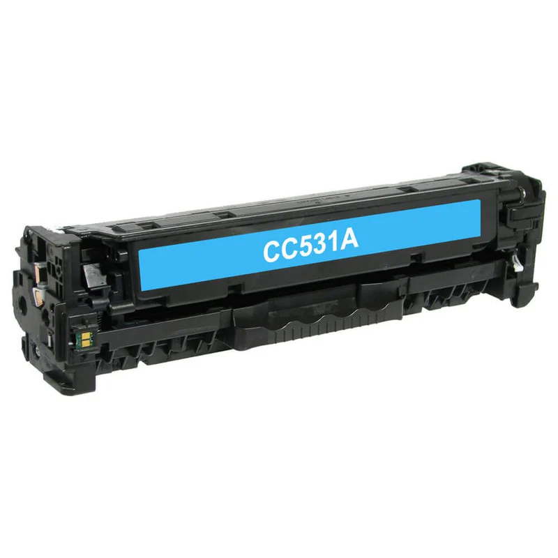 Compatible SHPCC531A Cyan Toner Cartridge for HP Color LaserJet CP2025 CM2320MFP Series CC531A 304A 2.8K