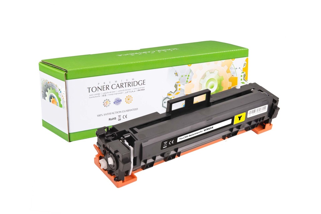 Compatible SHW2022X (414X) Yellow Toner Cartridge for HP M454 M479 Series Printers W2022X W2022A 6000 Pages Yield