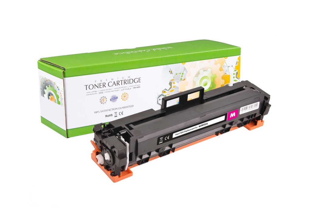 [SHPW2023X] Compatible SHPW2023X (414X) Magenta Toner Cartridge for HP M454 M479 Series Printers W2023X W2023A 6000 Pages Yield