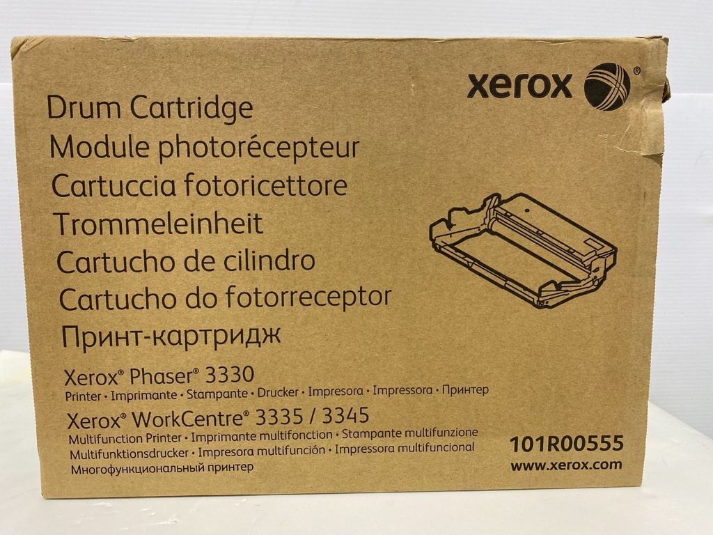 Original box Xerox Genuine Drum Cartridge 101R00555 for Xerox Phaser 3330 and WorkCentre 3335/3345