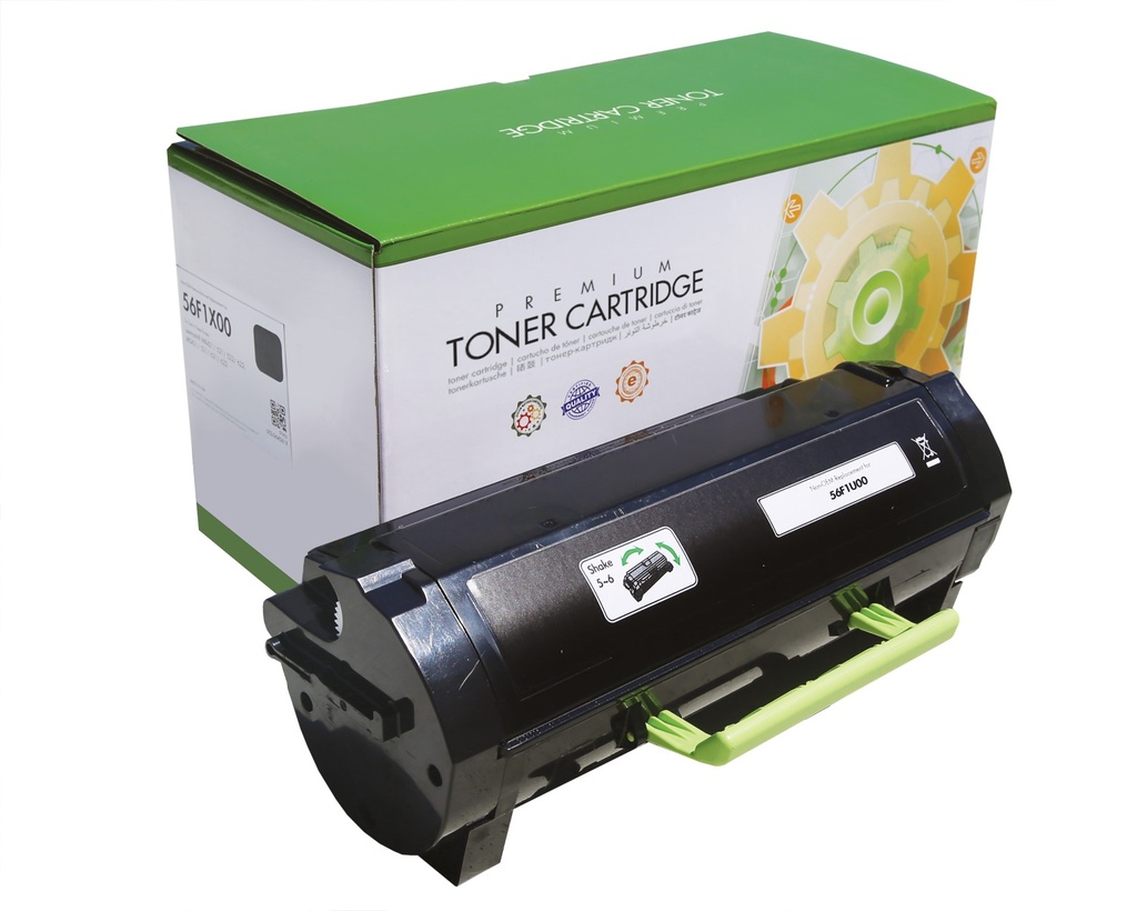 [LX561U] Remanufactured Toner Cartridge Replacement for 56F1U00 25K for Lexmark MS521 MS621 MS622 MX521 MX522 & MX622 Printer