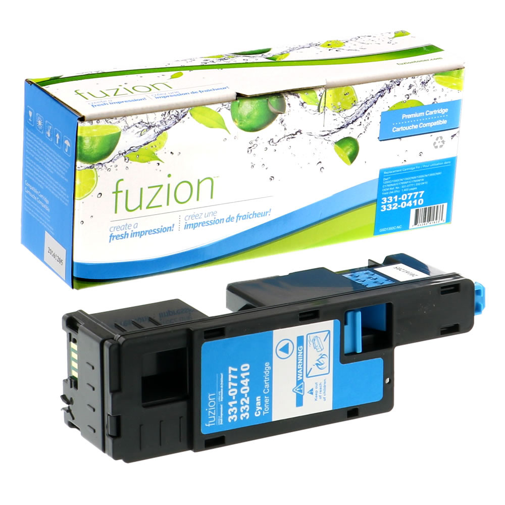 [SDL3310777] Compatible Dell 3310777 Cyan Toner Cartridge for Dell 1250, 1255, 1350, 1355 Dell C1760NW, C1765NF, C1765NFW Series 3310777 Yield 1.4K
