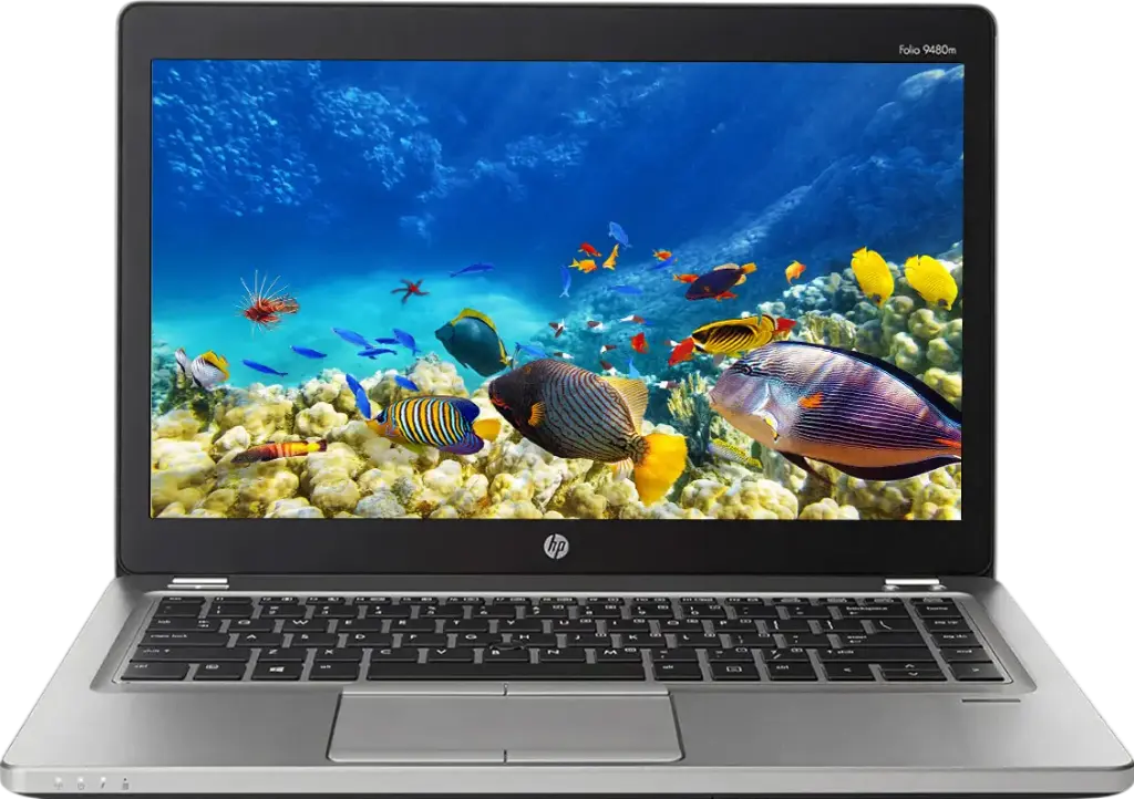 [HPEBFO9480M-I5-4310U] Renewed HP EliteBook Folio 9480m Notebook PC Intel Core i5-4310U 8GB RAM 500GB HDD 14" HD 1366x768 Webcam Windows 10 With 90 Days Warranty