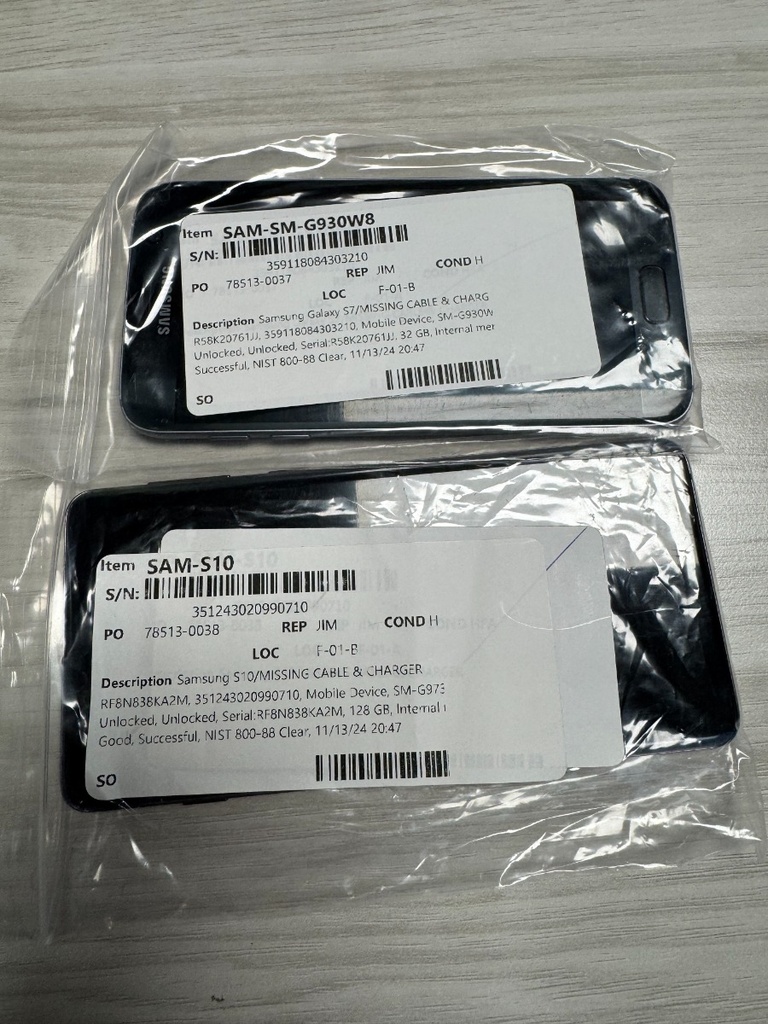[SM-G973U] Samsung Galaxy S10 SM-G973U Unlocked 128GB Prism Black B Medium Burn