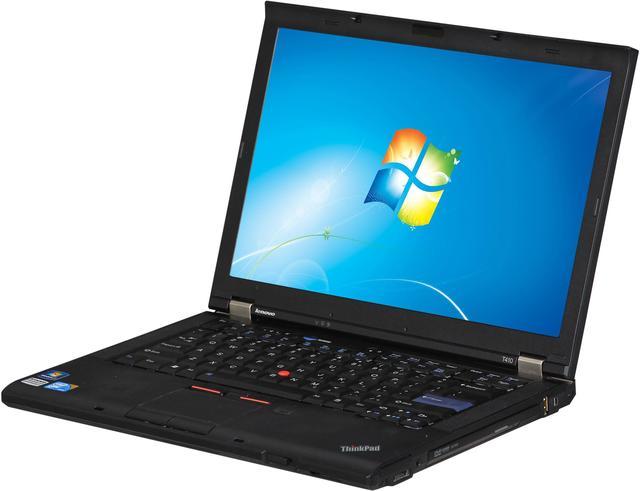 Renewed Lenovo ThinkPad T410 Laptop Intel Core i5-540M 8GB RAM 500GB HDD 14" HD 1366x768 Webcam Windows 10 With 90 Days Warranty