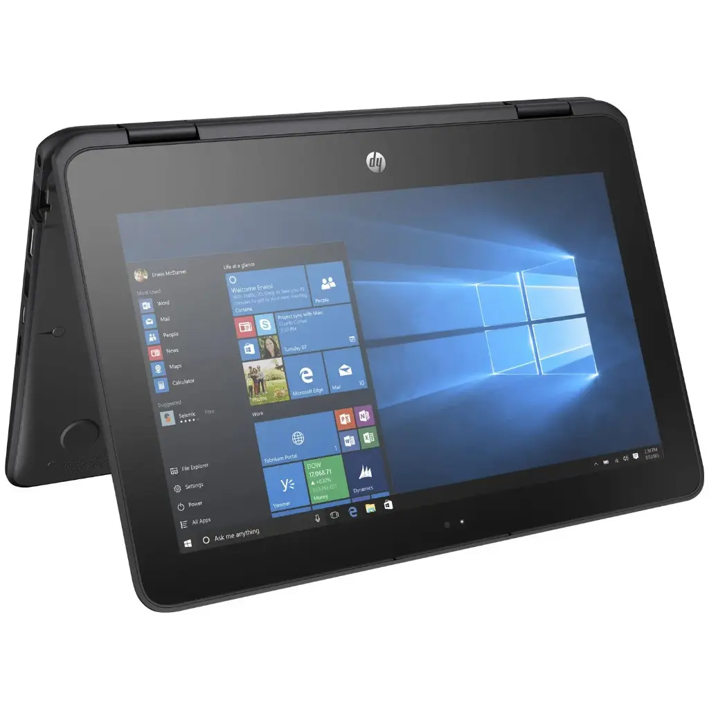 Renewed HP ProBook x360 11 G2 EE Notebook PC Intel Core i5-7Y54 8GB RAM 256GB SSD 11.6" HD 1366x768 Touch Webcam Windows 10 With 90 Days Warranty