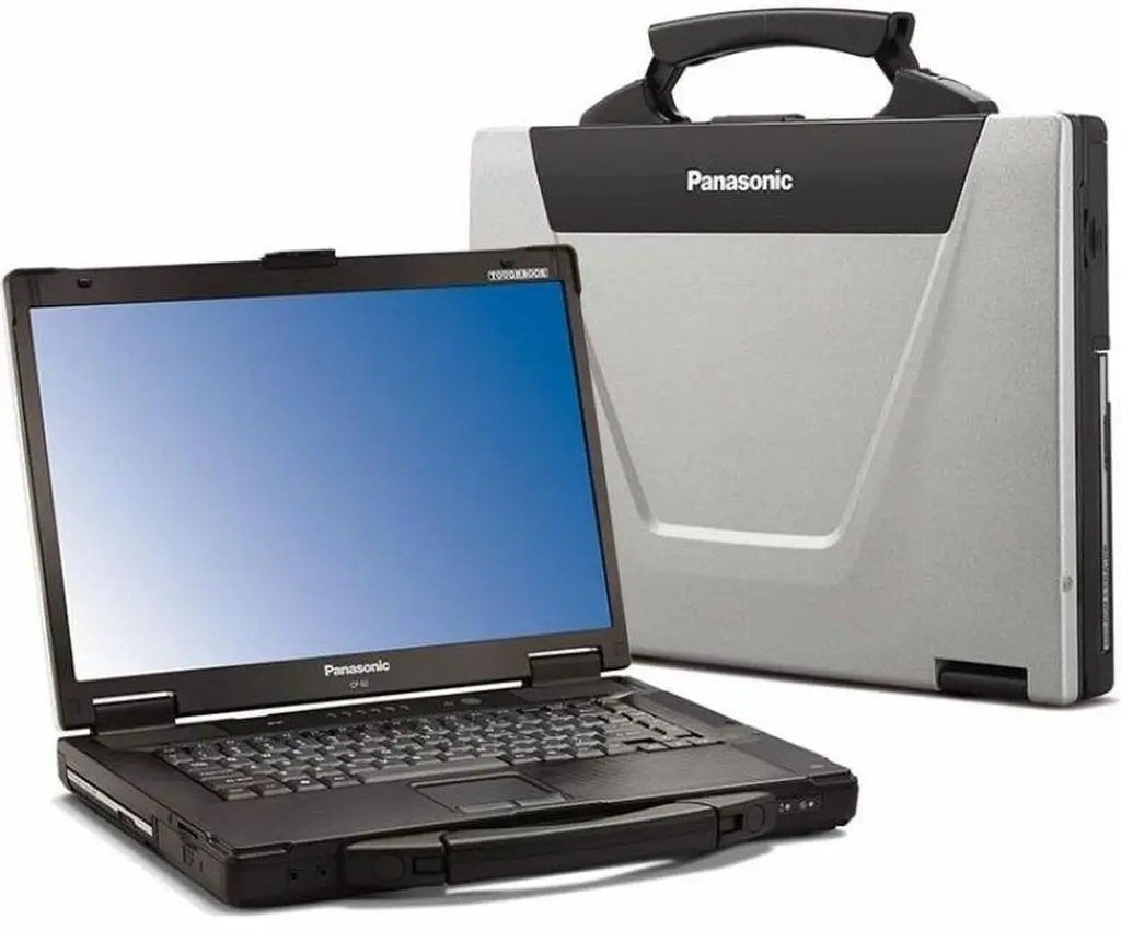 Renewed Panasonic Toughbook CF-52 Rugged Laptop Core 2 Duo P8400 2.26 GHz 15.4" TFT 4GB RAM 500GB HDD 15" HD 1366x768 Webcam Windows 10 With 90 Days Warranty
