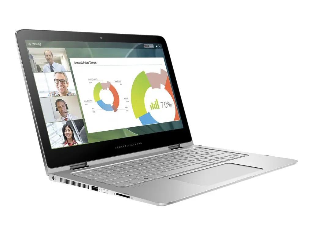 Renewed HP Spectre Pro x360 G2 Convertible PC Intel Core i5-6300U 8GB RAM 128GB SSD 13.3" FHD 1920x1080 Touch Webcam Windows 10 With 90 Days Warranty