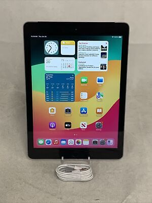 Renewed Apple iPad 9.7in 6th Generation WiFi + Cellular (128GB, Space Gray) 2018 A1954 128GB Unlocked From Carrier icloud User