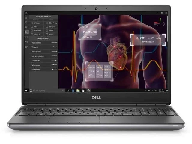 Renewed Dell Precision 7550 Workstation 15.6" Notebook Intel Core i7-10850H FHD 1080p 16GB 512GB SSD Webcam Windows 10 With 90 Days Warranty
