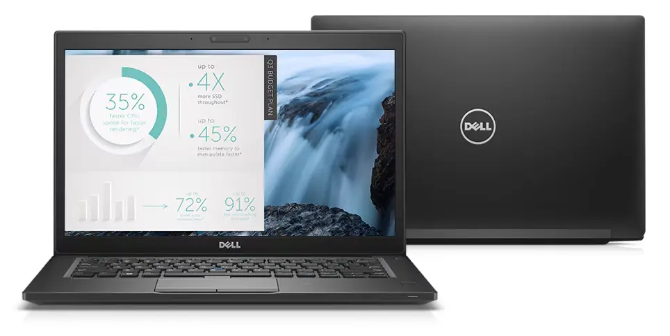 Renewed Dell Latitude 7480 14" Laptop Computer Intel Core i5 i7 6th 7th Gen HD FHD Webcam Windows 10 With 90 Days Warranty