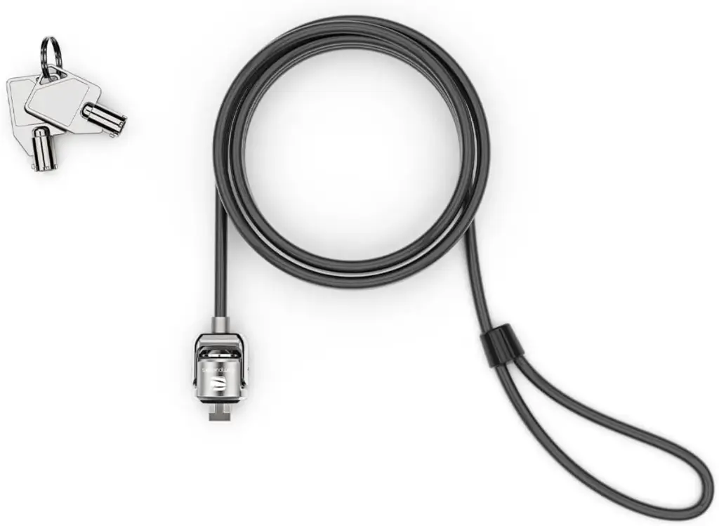 Compulocks CL15 Universal Security Laptop MacBook Cable Lock with 6-Foot Cable