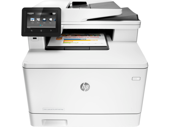 [HPM477fdn-CF378A] Renewed HP Color LaserJet Pro MFP M477fdn Laser Multifunction All-in-One Printer CF378A USB Network Duplex With 90 Days Warranty (HP M477FDN)