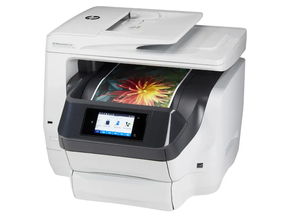 Renewed HP OfficeJet Pro 8730 All-in-One Color Inkjet Printer D9L20A USB Wireless Duplex With 90 Days Warranty