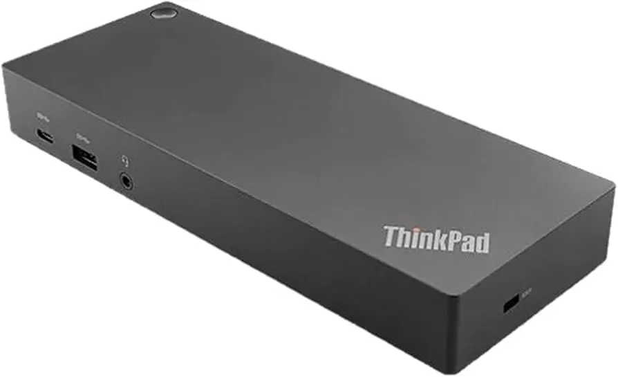 [LO40AF0135US] Renewed Lenovo 40AF0135US ThinkPad Hybrid Dock  USB-C with USB-A Docking Station With 135W AC Adapter 90 Days Warranty (Renewed)