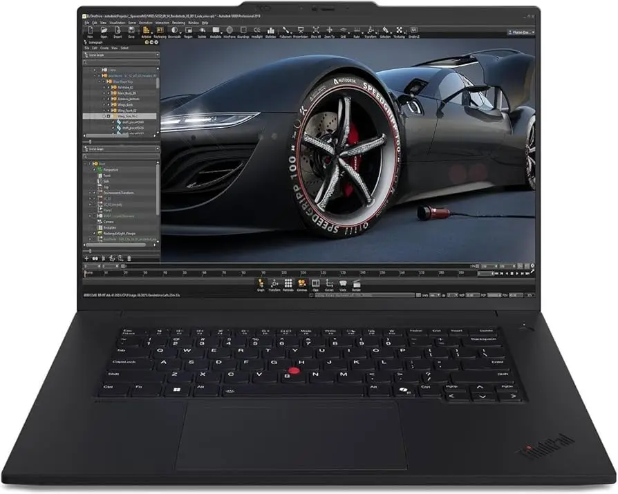 Renewed Lenovo ThinkPad P1 Gen 4 16" Mobile Workstation Intel Core i7 FHD 1920x1080 Webcam Windows 10 With 90 Days Warranty