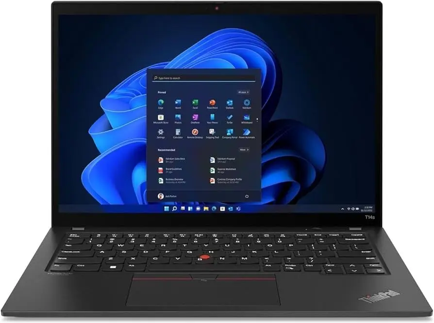 Renewed Lenovo ThinkPad T14s Gen 3 Business Laptop AMD Ryzen 5 PRO 6650U@2.9GHz 16GB RAM 14" FHD 1920x1080 Webcam Windows 10 With 90 Days Warranty