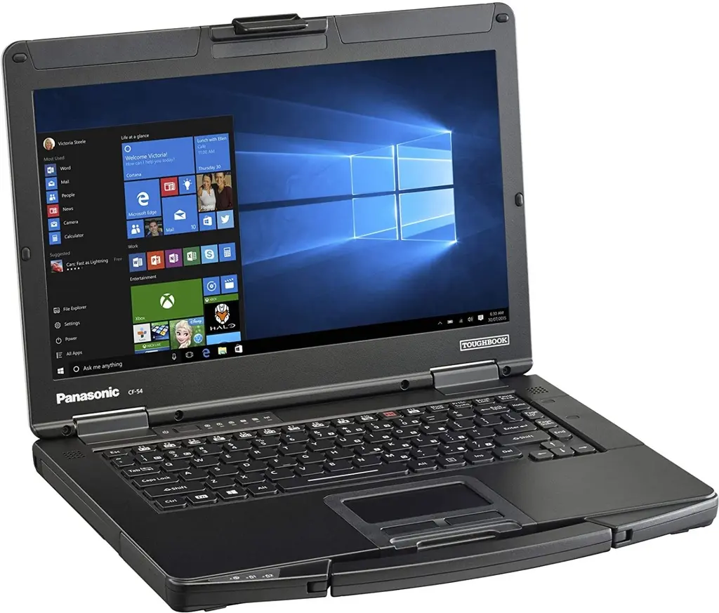 Renewed Panasonic Toughbook CF-54 MK2 & MK3 Rugged Laptop Intel Core i5 6th 7th Gen 14" Touch FHD 1920X1080 Webcam Windows 10 With 90 Days Warranty