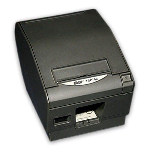 [STAR-TSP700] Renewed Star TSP700 Direct Thermal Receipt POS Printer USB Gray USB Serial Port With AC Adapter
