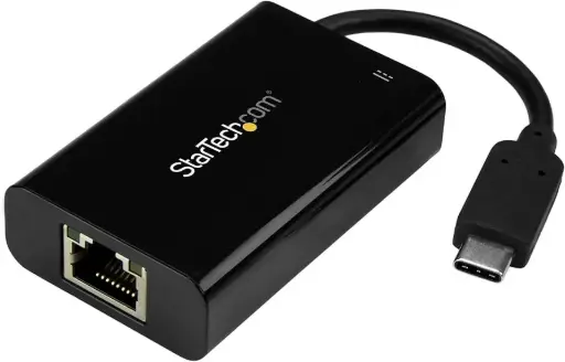 [US1GC30B] StarTech.com USB-C to Gigabit Ethernet Adapter, Thunderbolt 3 /4 Compatible, RJ45 LAN Network Converter, Windows & Mac
