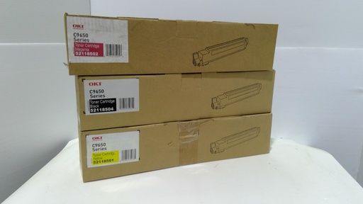 [OKIC52118501] Genuine OKI 52118501 for OKIDATA C9650 Yellow Toner Factory Sealed Okidata