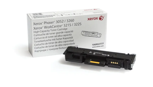 [XER106R02777] New Genuine Xerox Phaser 3260 Workcentre 3215 Workcentre 3225 3000 yield Black High Capacity Toner Cartridge 106R0277
