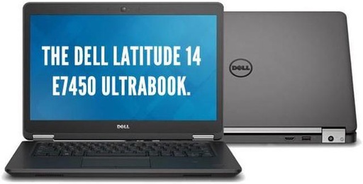Renewed Dell Latitude 7000 E7450 Ultrabok laptop Intel Core i5 i7 8GB RAM 256GB SSD Windows 10 14" 1366x768 Webcam With 90 Days Warranty